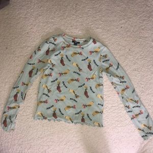 Youth peace long sleeve top